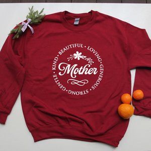 Crewneck Sweater, Mother Sweatshirt, Mom, Gift for Mother Day